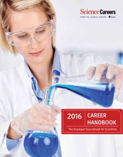 "2016 Career Handbook"