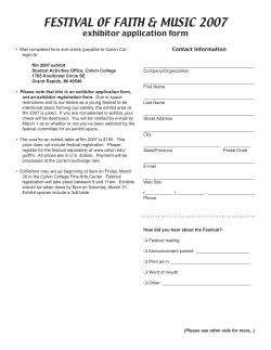 exhibitor application