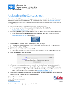 Uploading the Spreadsheet (PDF)