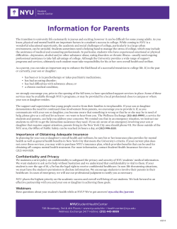 Information for Parents (.pdf)