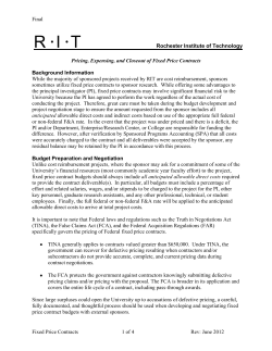 Pricing, Expensing, and Closeout