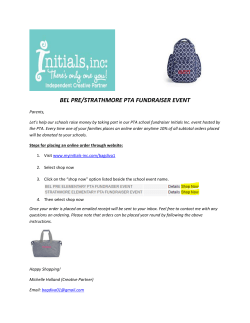 PTA fundraiser Initials Inc