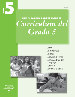 Per&iacute;odo de Calificaciones 1-4 - Quinto Grado