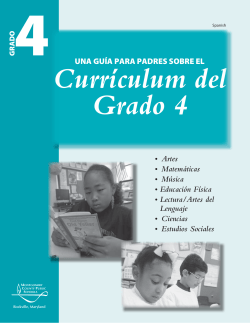 Per&iacute;odo de Calificaciones 1-4 - Cuarto Grado