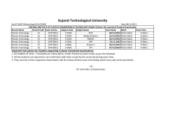 CENTRAL INSTITUTE OF PLASTICS ENGINEERING TECHNOLOGY-052(B.E (Plastic 7th semester) Practical Examination