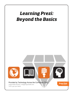 Prezi: Beyond the Basics