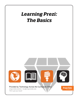 Prezi: The Basics