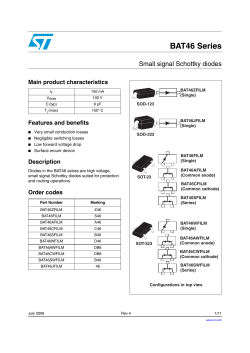 BAT46 signal diodes, singles duals.pdf