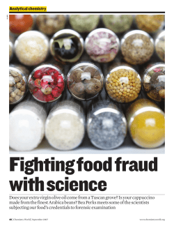 FightingFoodFraudWithScience