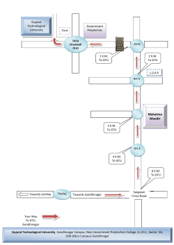 GTU Gandhinagar Roadmap