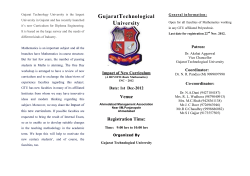 Impact of New Curriculum ( A Review - Basic Mathematics) on 1st December,2012 at AMA, Ahmedabad.