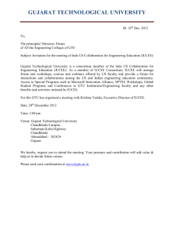 Invitation for the meeting of Indo US Collaboration for Engineering Education (IUCEE)