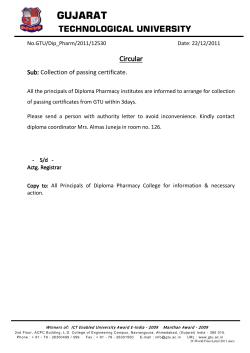 Collection of passing certificate.