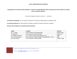 List of student placements in an appropriate industry by GTU Innovation Sankul Vadodara -2