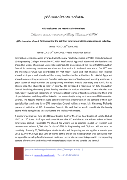 GTU welcomes new Faculty members at LDCE and VGEC