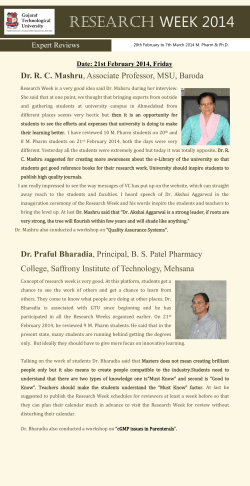2) Expert Reviews for RW-2014 on 21st February 2014, Friday