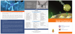International Conference on FORENSIC NANOTECHNOLOGY on 25-26 March,2011 Organized by Institute of Research and Development, Gujarat Forensic Sciences University, Gandhinagar