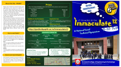 B. H. Gardi college of engineering & Technology organizing a National level Technical Symposium Immaculate 12