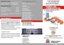 One Day State Level Seminar on Power line communication and Embedded System organized by Vadodara Institute of Engineering