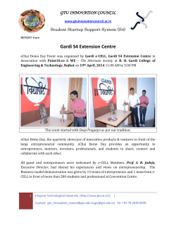 REPORT: eChai Demo Day Event was organized by Gardi e-CELL, Gardi S4 Extension Centre at B. H. Gardi College of Engineering & Technology, Rajkot