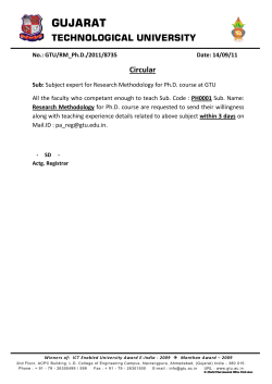 Subject expert for Research Methodolog