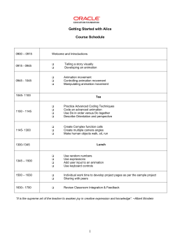 Agenda