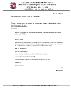 SC cell Metting with Mr. Raju parmar, Hon. Member of National Commission for Schedule Castes.