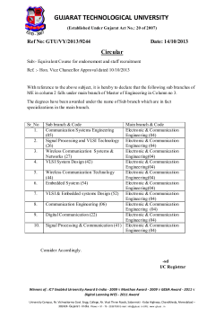Equivalent Course for endorsement and staff recruitment
