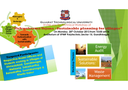 Technical Workshop of Vishwakarma Yojana for Ahmedabad Zone on 28th October, 2013 at VPMP Polytechnic College, Gandhinagar.