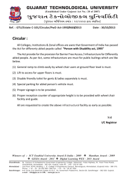 Person with Disability act, 1995