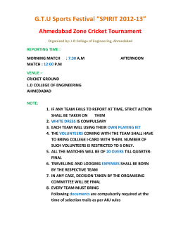 1.Ahmedabad