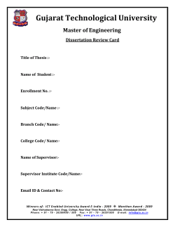 ME Dissertation Review Card