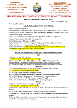 Circular for Details