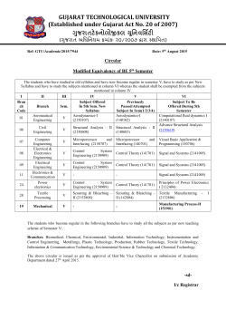 Equivalency of BE Semester V