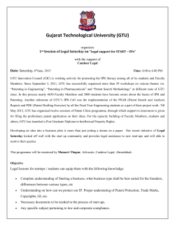 INVITATION: To Start-ups by students, alumni or Faculty Members: Participate in a session of Legal Saturday on 6th June 2015 at 4 PM to 6 PM; Please register online before 11 AM on Friday 5th June 2015