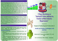 Inviting faculty members to register online for Two Day Workshop on “Android & Value addition by Faculty to Meet Industry Requirement"