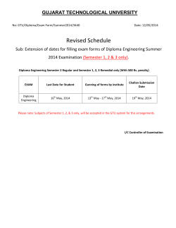 Extension for filling Diploma Engineering Exam forms of Semester 1,2,3.