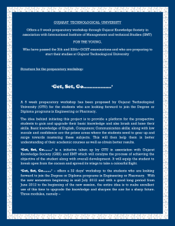 GET SET GO Program: For the students who appeared for 10th 12th Standard Examination