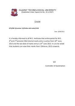 ME Mid internal marks entry