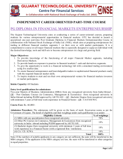 PGDFME - Web Announcement (2013-14)