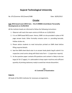 MCQ based exam (MCA Sem. - IV) of 1990001 (Contributor Personality Development) on 21/05/2012