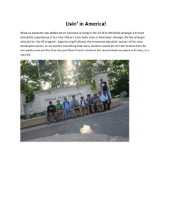 GTU Students at a US University for a Summer Study Camp