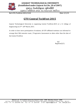 No scheduling of MSE/PA during Central TechFest