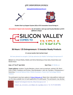 INVITATION to participate in Digital India Hackathon of 36 hours to students, Faculty Members, alumni and start-ups, who are/ want to be Frontend/ Backend Web- Mobile Developers, Testers and Technology/ Mobile Catalysts: on 11th & 12th April 2015, starting at 9.00 AM; Register online