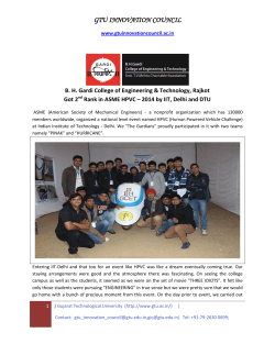 ACHIEVEMENT by students of B. H. Gardi College of Engineering & Technology, Rajkot: Congratulations on winning the second rank at Human Powered Vehicle Challenge (HPVC) at Indian Institute of Technology - Delhi, organized by American Society of Mechanical Engineers