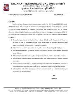 TA Honorarium GR Bill Format (w.e.f -03-04-2013)