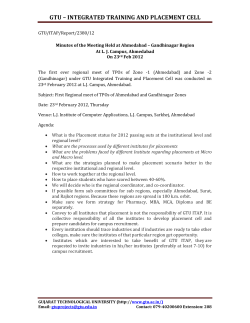Ahmedabad-Gandhinagar Zone 23.02.2012