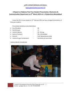 LJ Polytechnic gets its IDPs graded by industry mentors