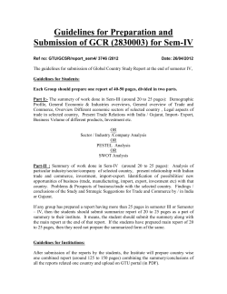 Message to all MBA colleges for GCSR (semester-IV) Subject code: 2830003 (Modified)