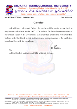 Guidelines for Strict implementation of reservation policy of Government in Universities,Deemed to be Universities, Colleges and other Grant-In-Aid Institutions and Centres.
